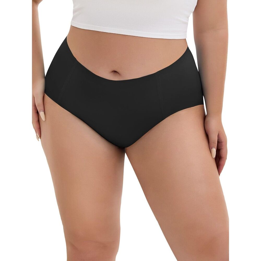 INNERSY Seamless High-Waisted Panties 3-Pack Size XS